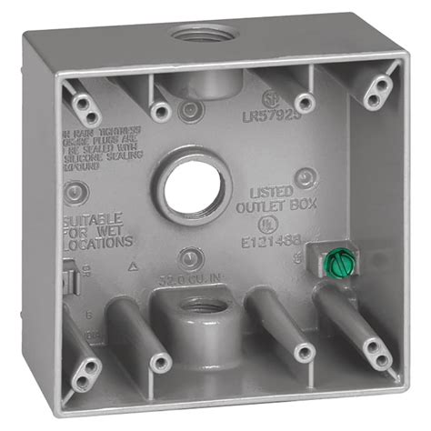 extra deep 2 gang weatherproof electrical box|double gang weatherproof outlet box.